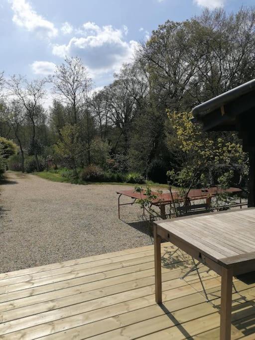 Chalet En Pleine Nature Au Bord D'Un Etang Lanvallay Zewnętrze zdjęcie